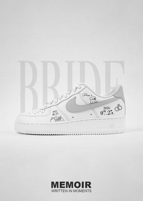 MEMOIR - BRIDE WEDDING CUSTOM SNEAKER