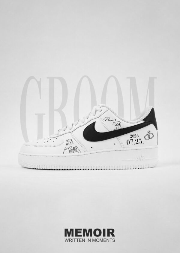 MEMOIR - GROOM WEDDING CUSTOM SNEAKER
