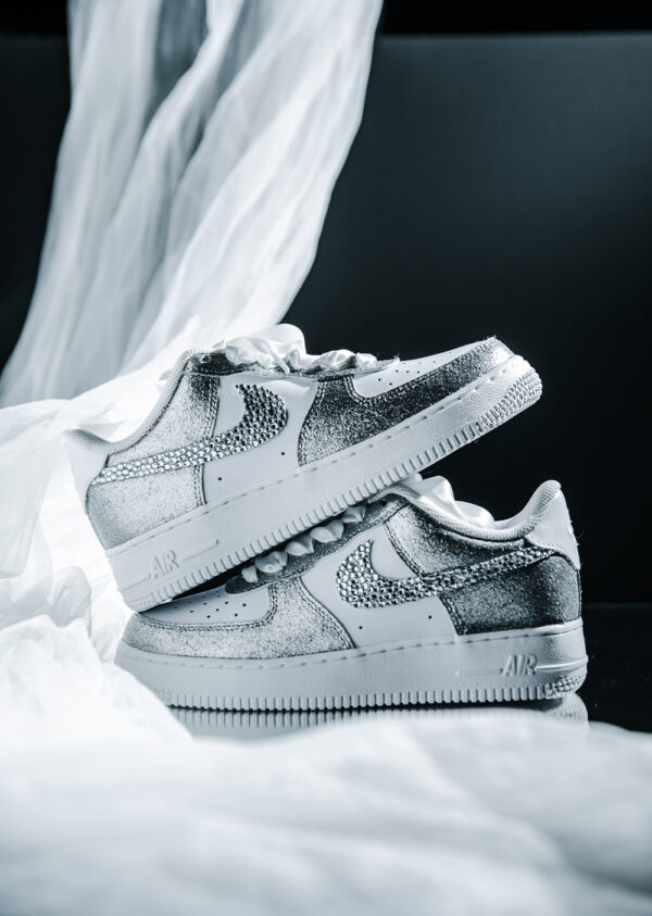 GLITTER ICON - BRIDE WEDDING CUSTOM SNEAKER - Image 3