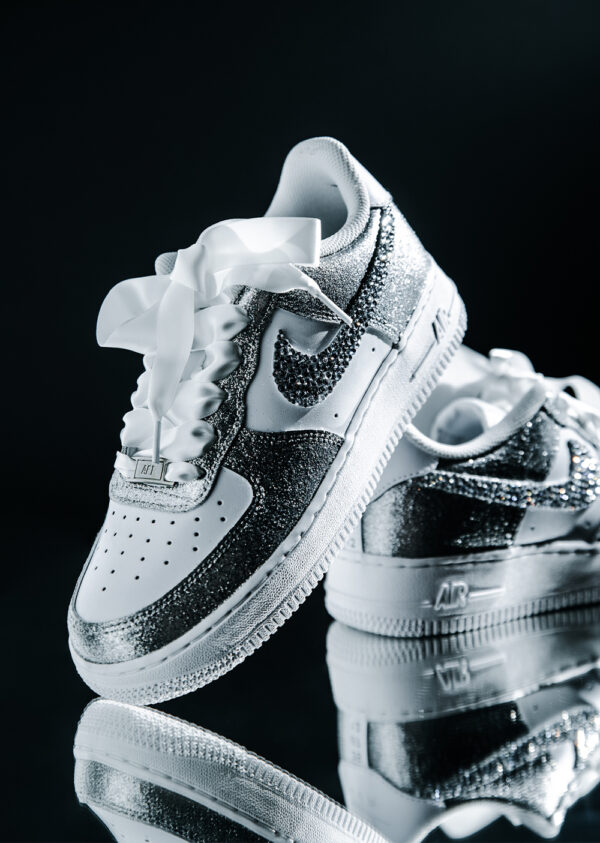 GLITTER ICON - BRIDE WEDDING CUSTOM SNEAKER - Image 2