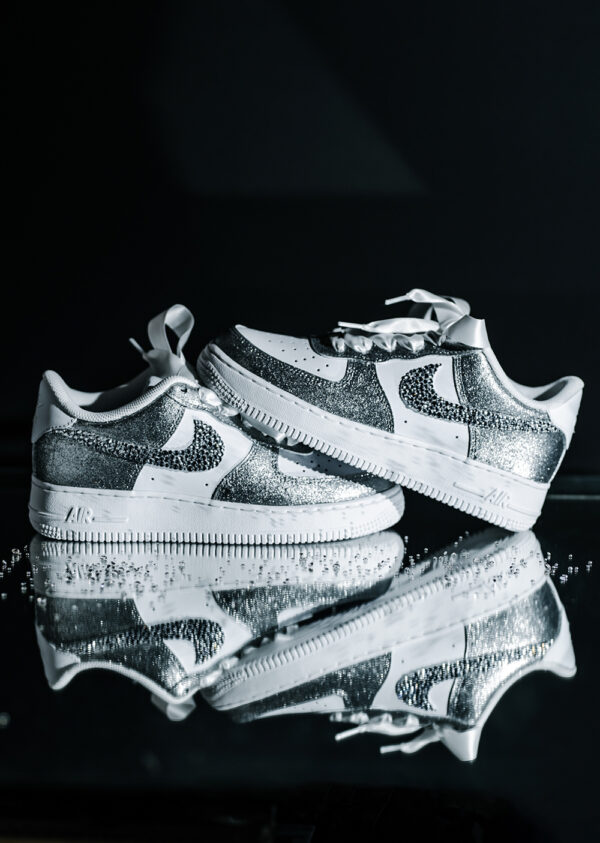 GLITTER ICON - BRIDE WEDDING CUSTOM SNEAKER - Image 5