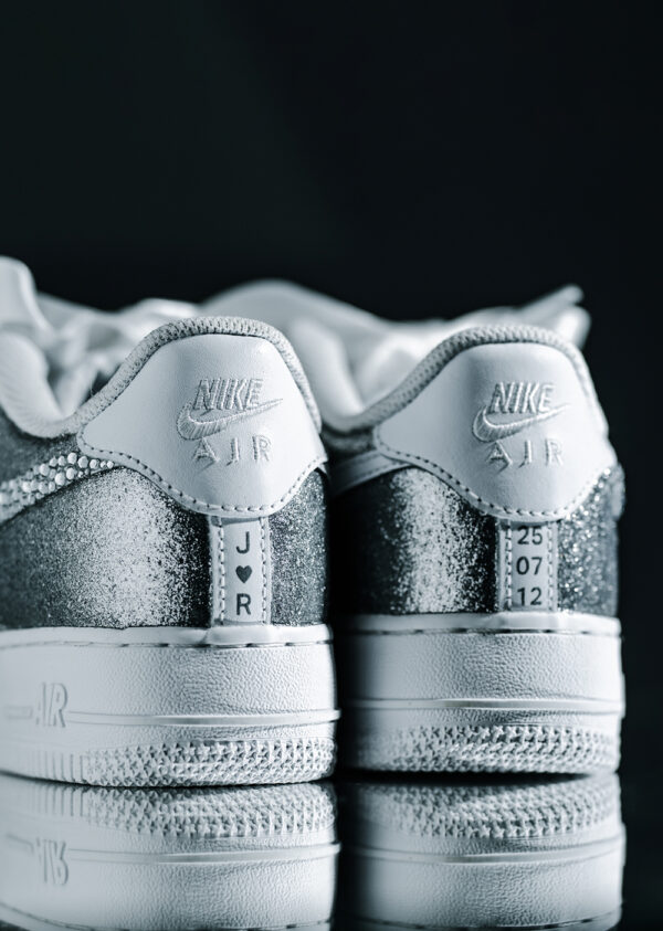 GLITTER ICON - BRIDE WEDDING CUSTOM SNEAKER - Image 4